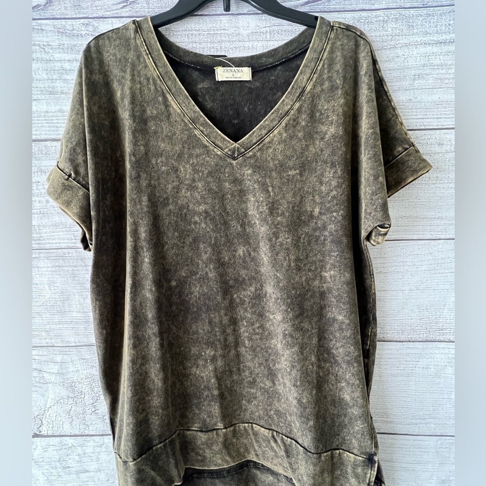 Mineral washed tee